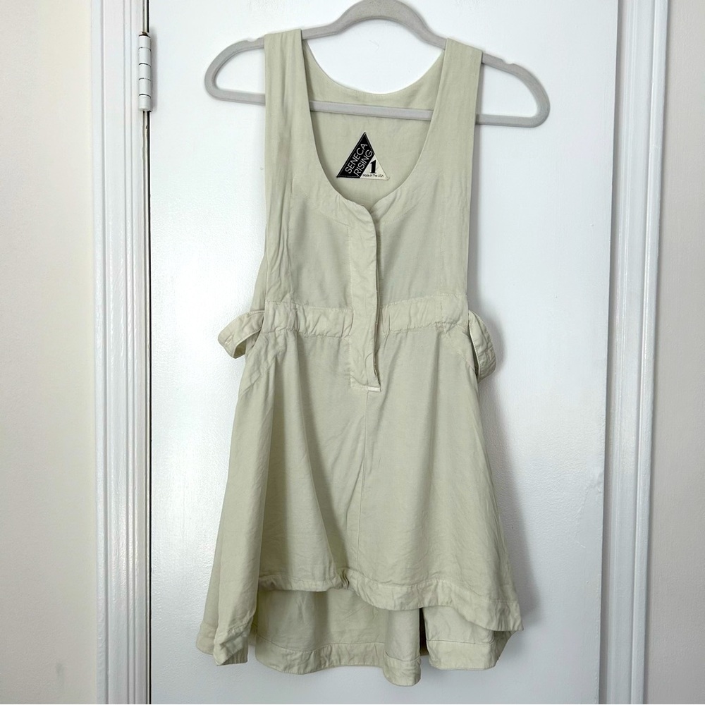Seneca Rising Minty Green Hi-lo Mini Dress